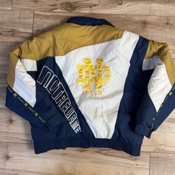 Vintage Notre Dame Blue and Yellow Jacket - Picture 7 of 7